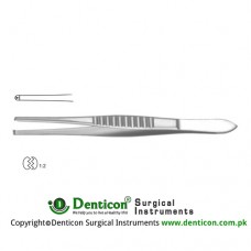 Stille Dissecting Forcep 1 x 2 Teeth Stainless Steel, 15 cm - 6"
